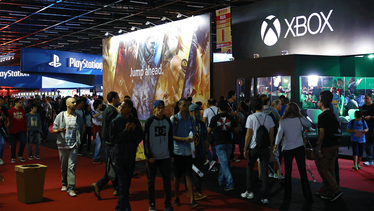 Stand Xbox e Playstation BGS 2016