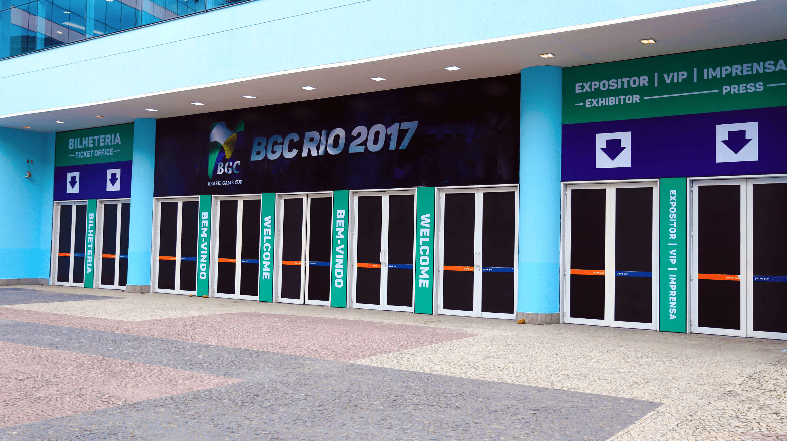 Pórtico de Entrada - Brasil Game Cup Rio 2017