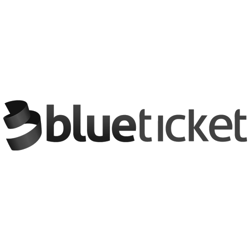 Logo Blueticket - Escala de Cinza
