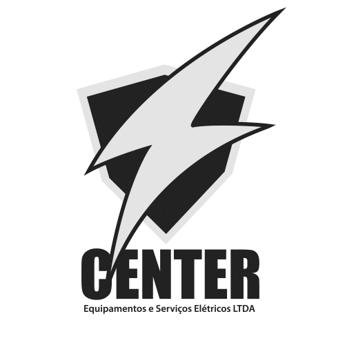 Logo Center - Escala de Cinza