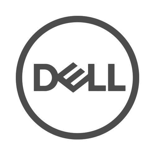 Logo Dell - Escala de Cinza