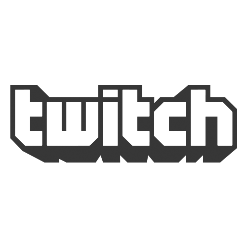 Logo Twitch - Escala de Cinza