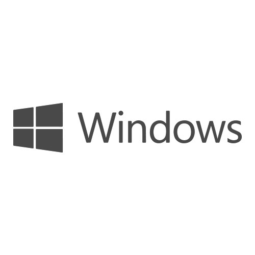 Logo Windows - Escala de Cinza